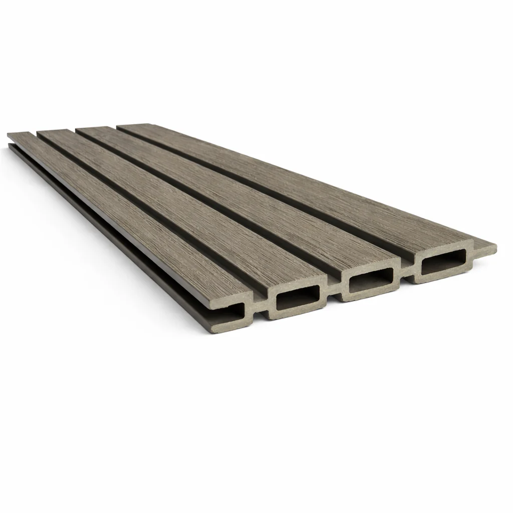 Composiet Schutting Rhombus Grijs Eiken - Exclusive (Tuinpalen niet inbegrepen) - Image 3